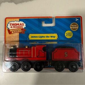 James Lights The Way - LC98097~Thomas & Friends Wooden Railway~2010 UNTESTED